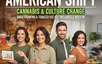 As Americans Consume More Cannabis, Binge Drinking and Tobacco Use Decrease