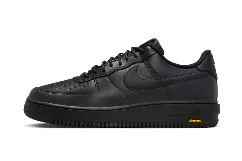 Official Look at the Vibram x Nike Air Force 1 Low GORE-TEX “Black”
