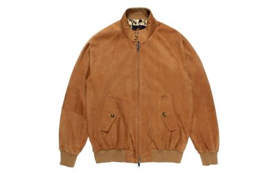 WACKO MARIA and BARACUTA Unveil Luxurious Suede G9 Harrington Jacket