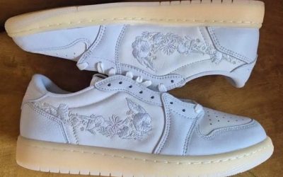 First Look at the Air Jordan 1 Low OG “Floral Swoosh”