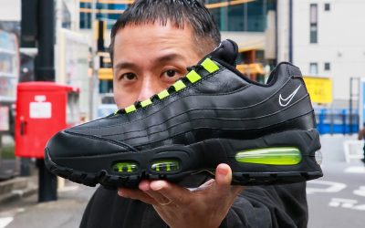 Hirofumi Kojima on the atmos-Exclusive Nike Air Max 95 “Harajuku”