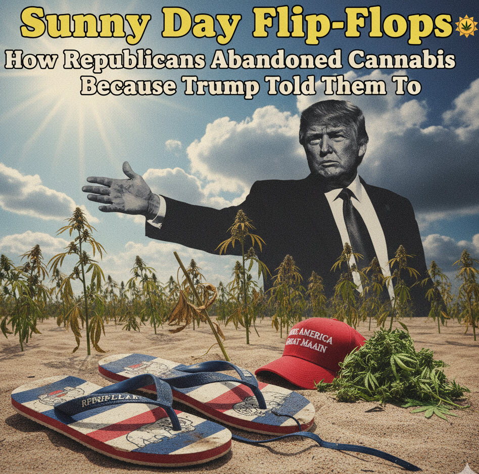 Sunny Day Flip-Flops: How Republicans Abandoned Cannabis Because Trump Told Them To