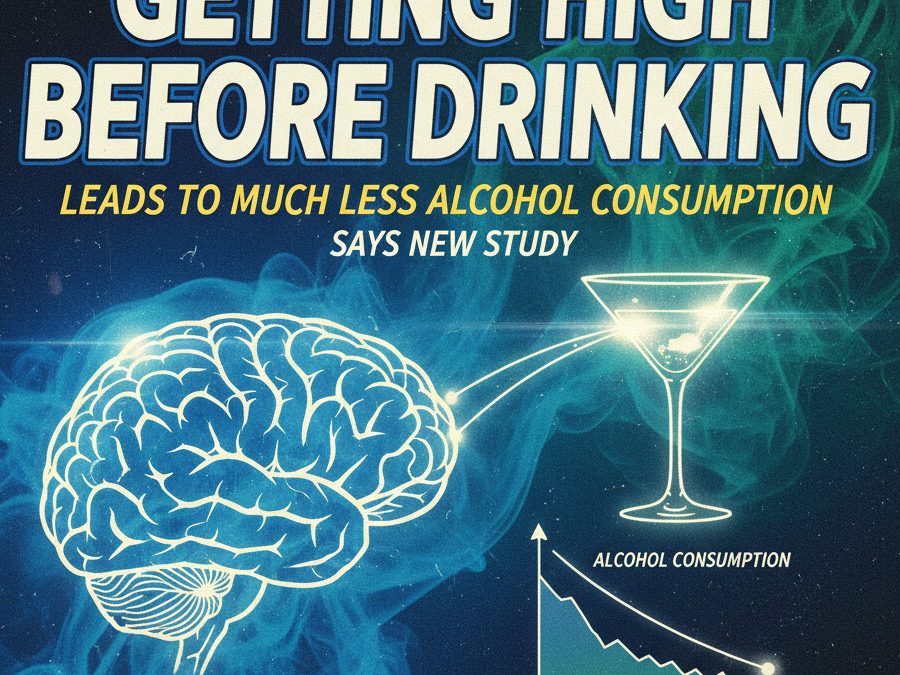Getting High Before Drinking Leads to Much Less Alcohol Consumption Says New Study