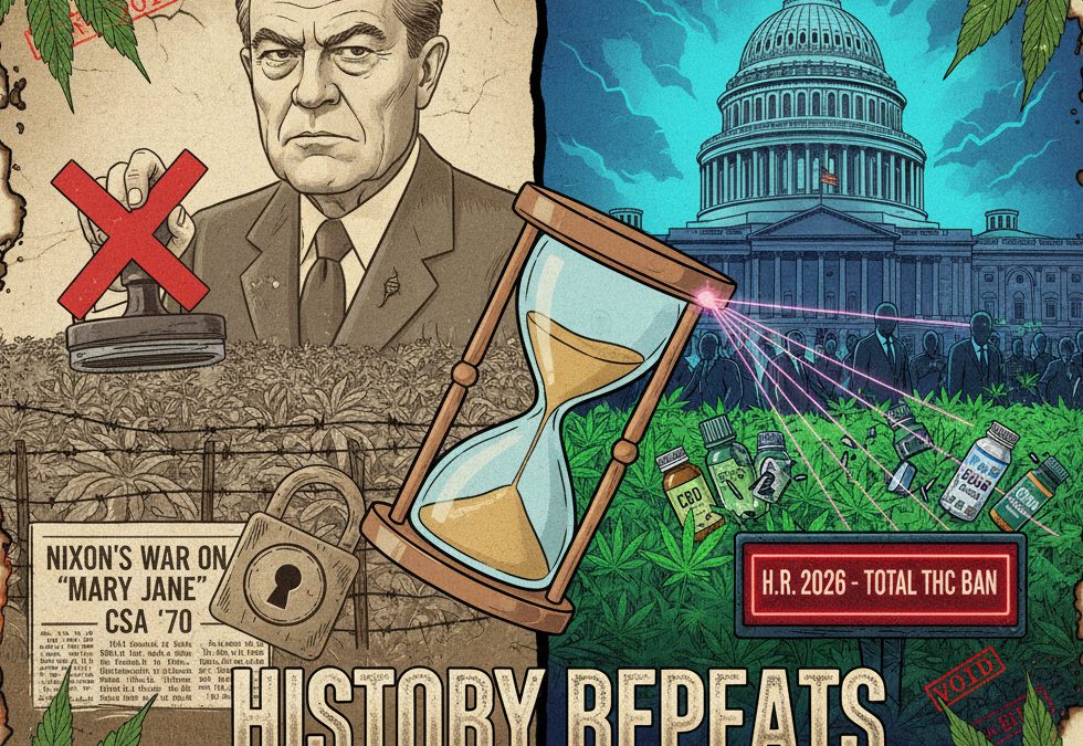 History Repeats: How Congress Just Killed Hemp the Same Way Nixon Killed Cannabis