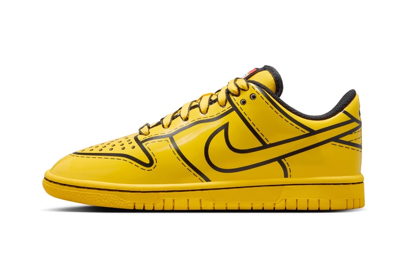 Take an Official Look at the LEGO x Nike Dunk Low “Tour Yellow”