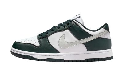 Nike Debuts the Dunk Low “Seaweed” With a Metallic Swoosh
