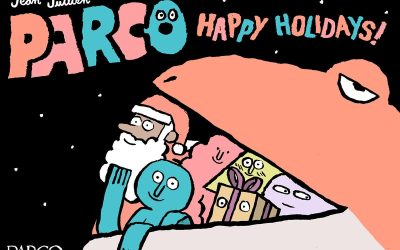 PARCO in Collaboration with French Artist Jean Jullien for the “HAPPY HOLIDAYS” Campaign