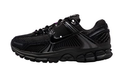 Nike Adds Subtle Reflective Detailing on the Zoom Vomero 5 “Black/Metallic Silver”