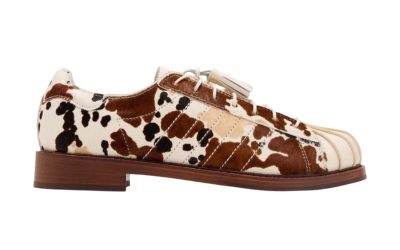 CLOT Reworks the adidas Superstar Dress for a “Cow Print” Colorway