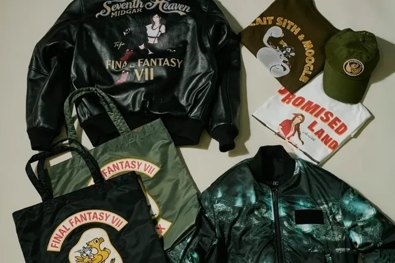 Avirex and ‘Final Fantasy VII Remake’ Collide for a Massive Military Apparel Capsule