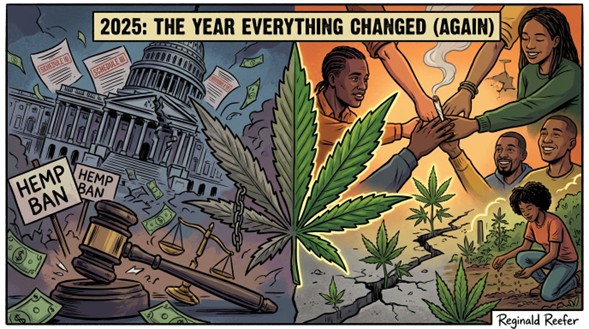 The Top 10 Cannabis Moments of 2025: The Year Everything Changed (Again) by Reginald Reefer