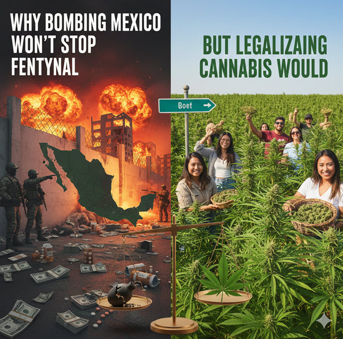 Why Bombing Mexico Won’t Stop Fentanyl but Legalizing Cannabis Would