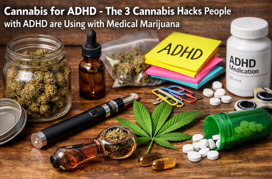 Cannabis for ADHD – The 3 Cannabis Hacks People with ADHD are Using with Medical Marijuana