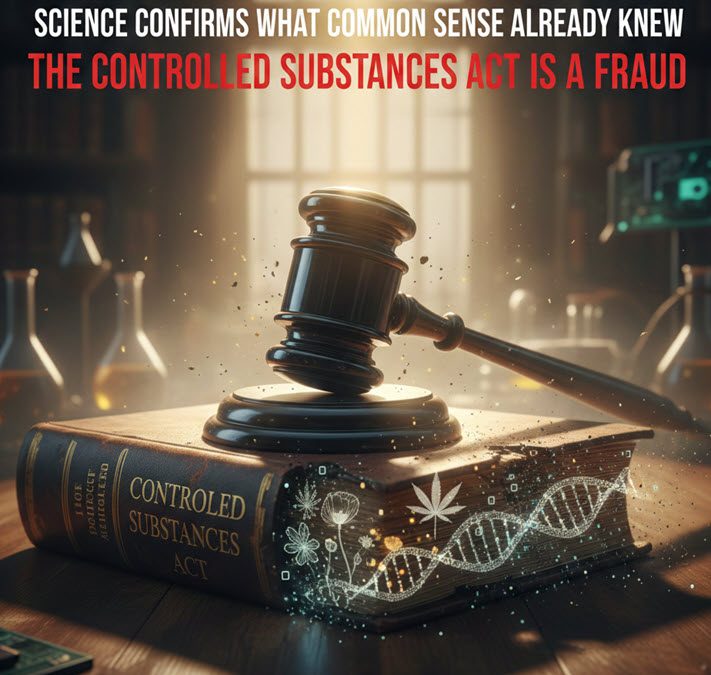 Science Confirms What Common Sense Already Knew – The Controlled Substances Act Is A Fraud