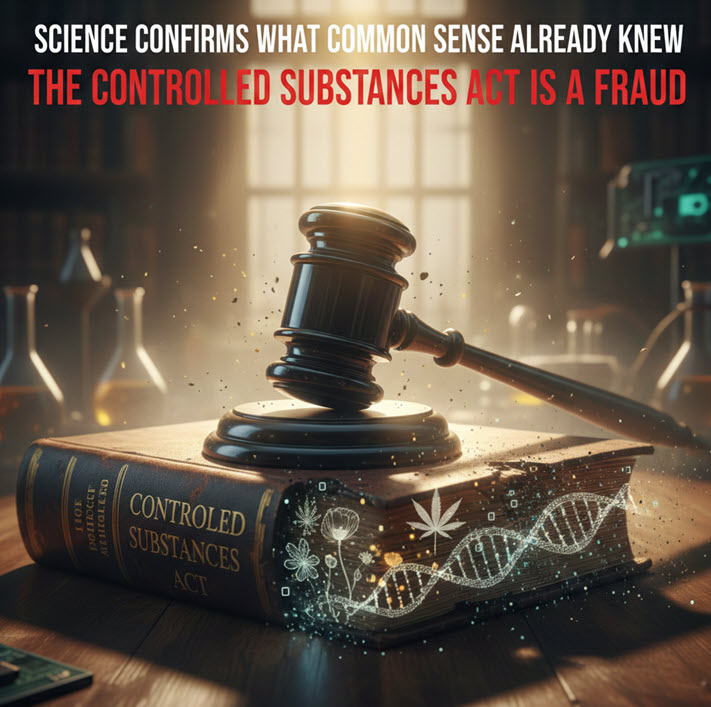 Science Confirms What Common Sense Already Knew – The Controlled Substances Act Is A Fraud