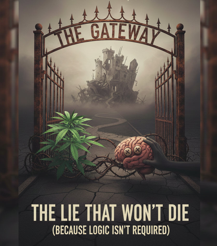 The Gateway Drug Theory: The Lie That Won’t Die (Because Logic Isn’t Required)