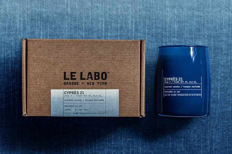 Le Labo Honors Japanese Artistry With the CYPRÈS 21 Indigo Classic Candle