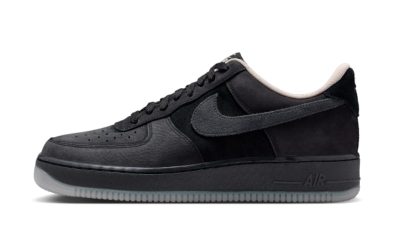 Nike Elevates the Air Force 1 Low “Black Fossil” With Premium Materials