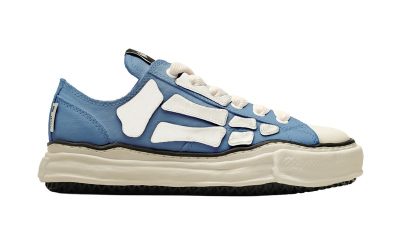 AMIRI x Maison MIHARA YASUHIRO Bones Sneaker Gets a Blue‑and‑White Makeover
