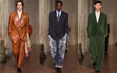 SOSHIOTSUKI Reveals ASICS & PROLETA RE ART Collabs on Pitti Uomo’s FW26 Runway