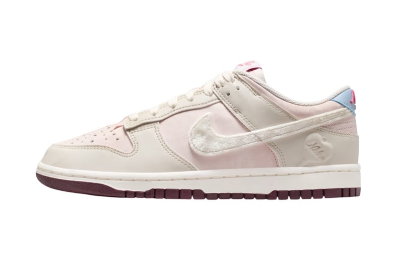 The Nike Dunk Low “Valentine’s Day” Features Plush Textures and 3D Heart Accents
