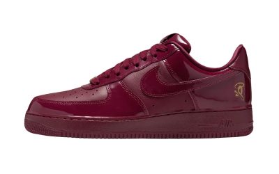 Official Look at the Central Cee x SYNA WORLD x Nike Air Force 1 Low “Dark Beetroot”