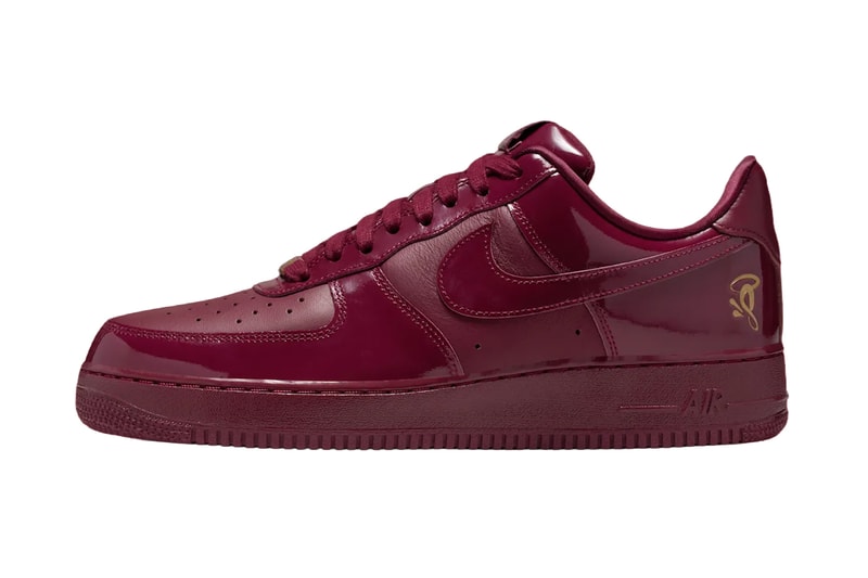 Official Look at the Central Cee x SYNA WORLD x Nike Air Force 1 Low “Dark Beetroot”