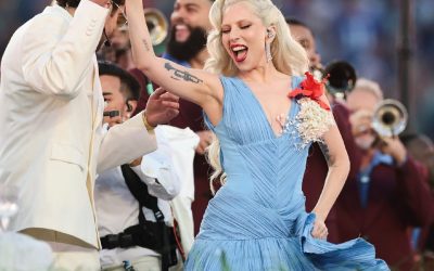 Fit Check: Lady Gaga Joins Bad Bunny’s Super Bowl Halftime Show in Custom LUAR