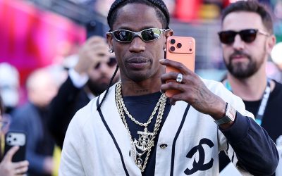 Fit Check: Travis Scott Brings Archival Chanel and Retro-Future Tech to Super Bowl LX