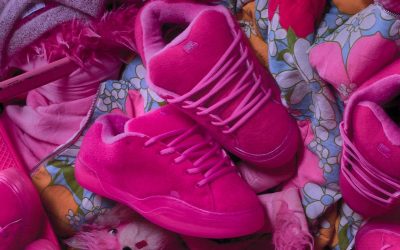 ERL Drops “Bubblegum Vamp” Sneaker in Neon Pink Felt