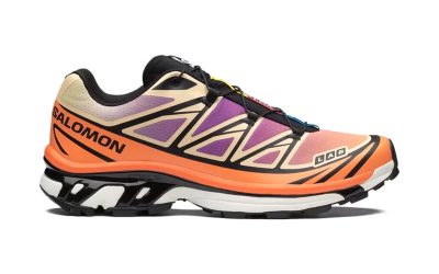 Salomon’s XT-6 “Black/Almond Cream” Is Bold and Colorful