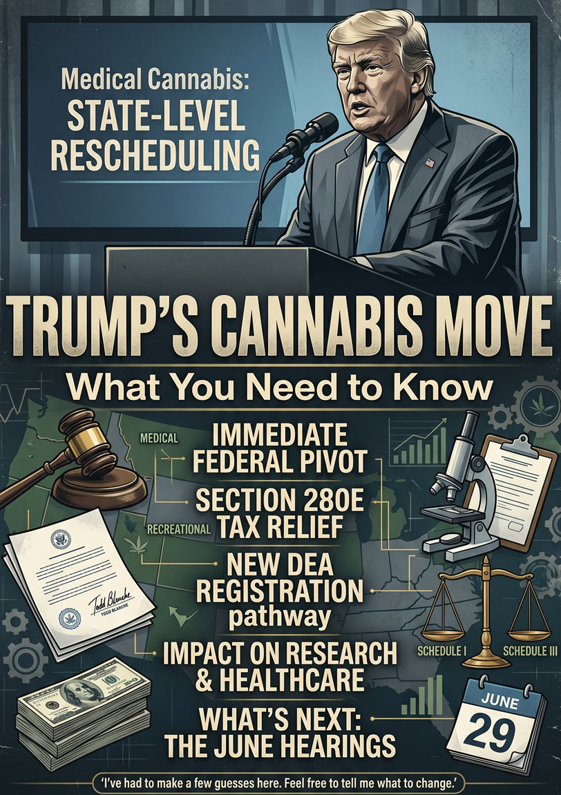 What You Need to Know about Trump’s Medical Cannabis State-Level Rescheduling