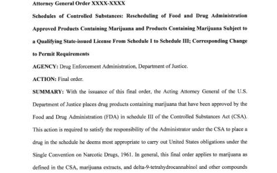 BREAKING: Cannabis Rescheduling Becomes Federal Reality
