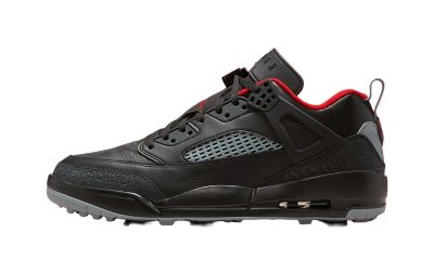 Take an Official Look at the Jordan Spizike Low Golf in “Black Stealth/Varsity Red”
