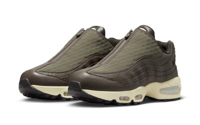 Nike Gives the Nike Air Max 95 Big Bubble “Medium Olive” Gets a Zip Enclosure