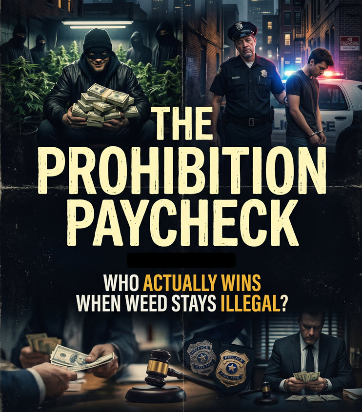 The Prohibition Paycheck : Who Actually Wins When Weed Stays Illegal?