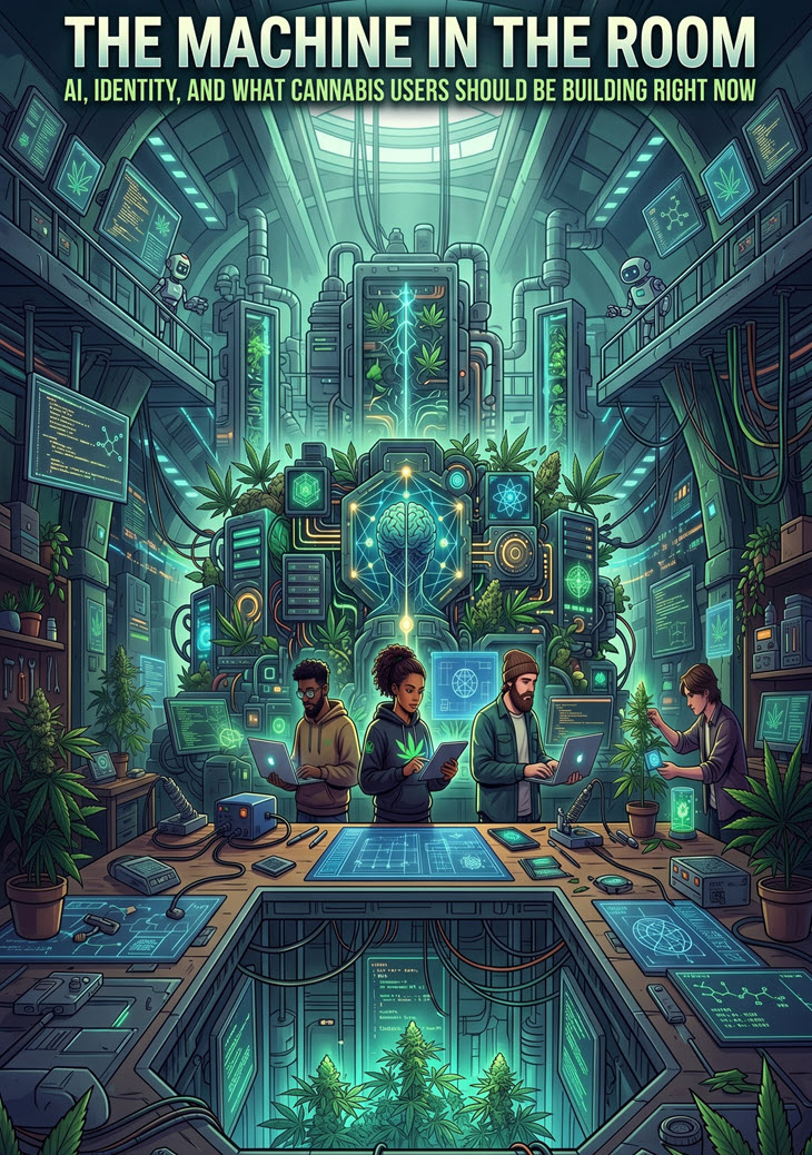 The Machine in the Room: AI, Identity, and What Cannabis Users Should Be Building Right Now
