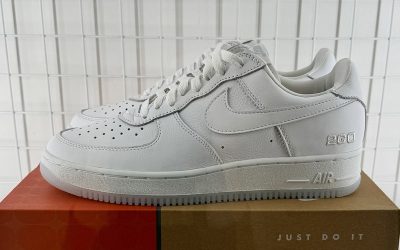 First Look at the NIGO x Nike Air Force 1 Low 01 “Triple White 2GO”