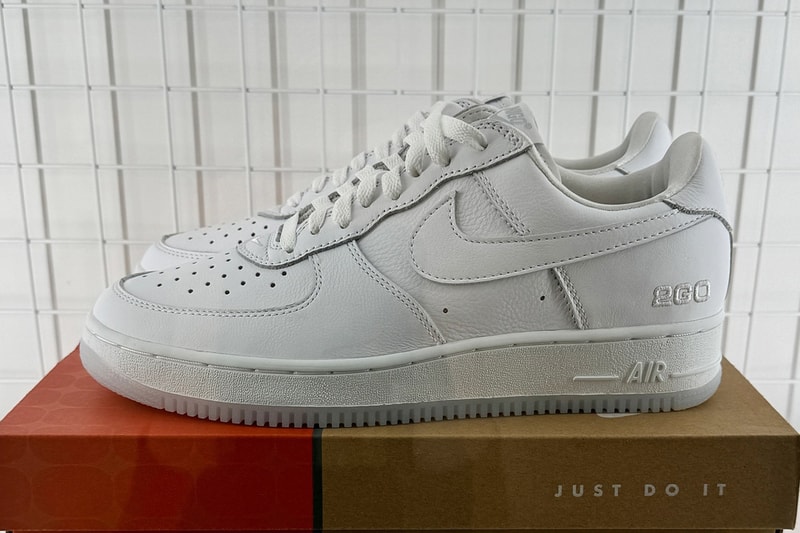 First Look at the NIGO x Nike Air Force 1 Low 01 “Triple White 2GO”