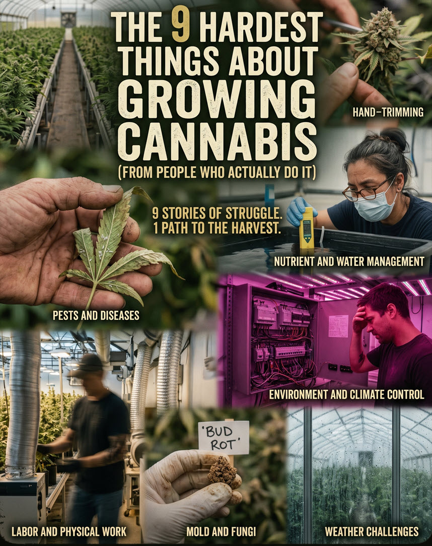 The 9 Hardest Things About Growing Cannabis (From People Who Actually Do It)