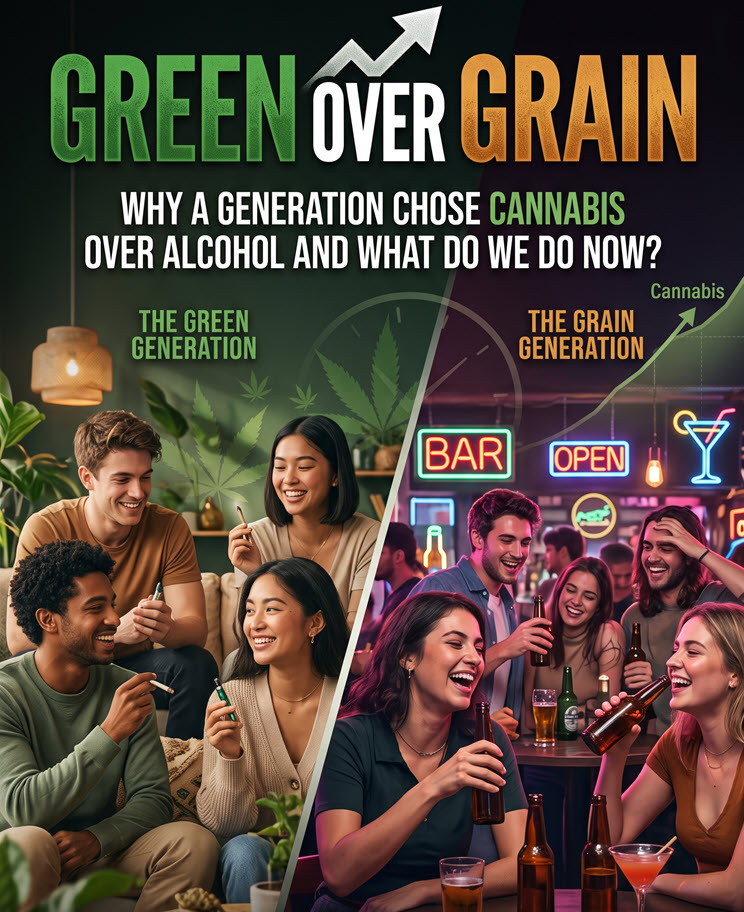 Green Over Grain: Why a Generation Chose Cannabis over Alcohol and What Do We Do Now?