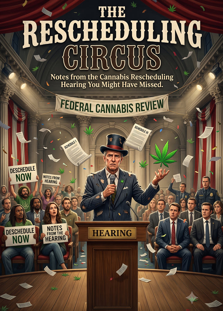 The Rescheduling Circus- Notes from the Cannabis Rescheduling Hearing You Might Have Missed
