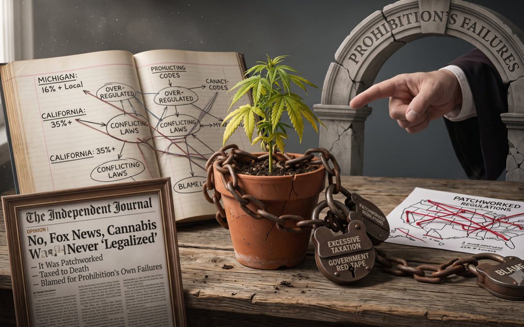 No, Fox News, Cannabis Was Never ‘Legalized’ — It Was Patchworked, Taxed to Death, and Blamed for Prohibition’s Own Failures