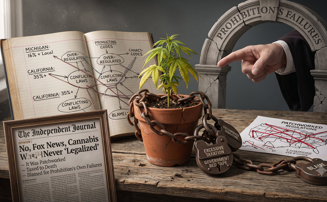 No, Fox News, Cannabis Was Never ‘Legalized’ — It Was Patchworked, Taxed to Death, and Blamed for Prohibition’s Own Failures