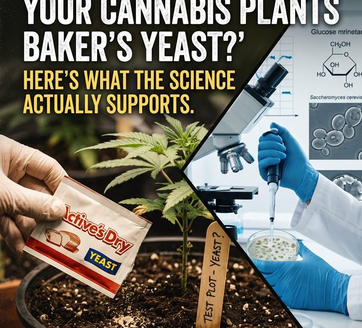 Should You Be Feeding Your Cannabis Plants Baker’s Yeast? Here’s What the Science Actually Supports