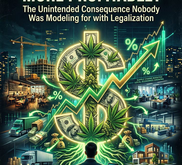 Legal Weed Makes Businesses More Profitable? The Unintended Consequence Nobody Was Modeling for with Legalization