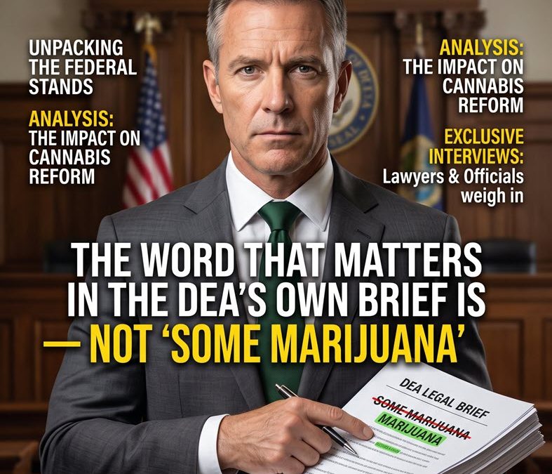 The Word That Matters in the DEA’s Own Brief Is ‘Marijuana’ — Not ‘Some Marijuana’