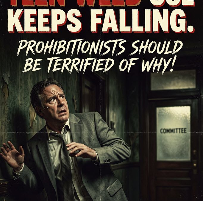 Teen Weed Use Keeps Falling, Prohibitionists Should Be Terrified of Why!