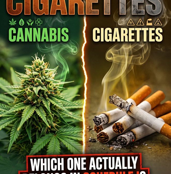 Cannabis vs. Cigarettes: Which One Actually Belongs in Schedule I?