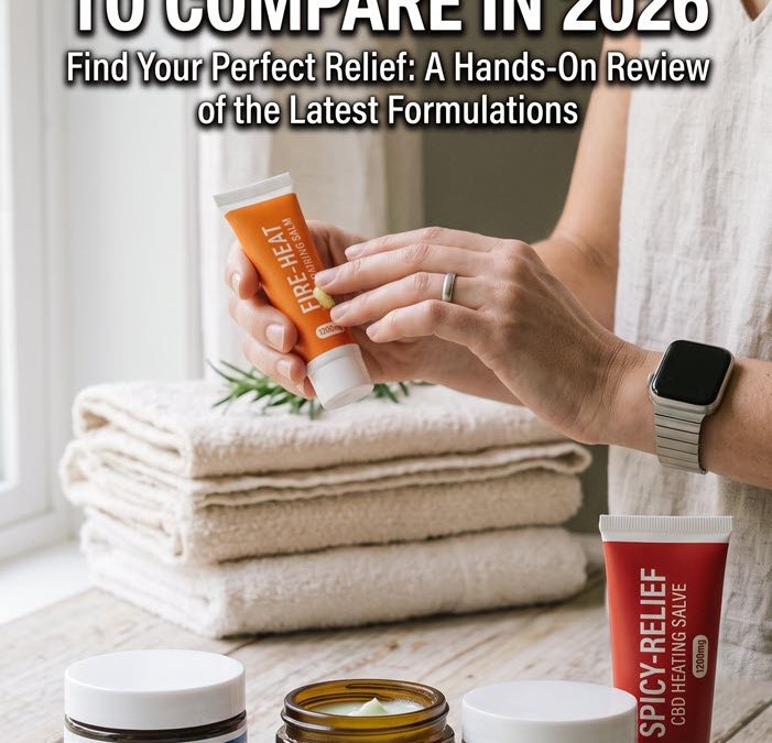 5 Warming and Cooling CBD Topicals to Compare in 2026